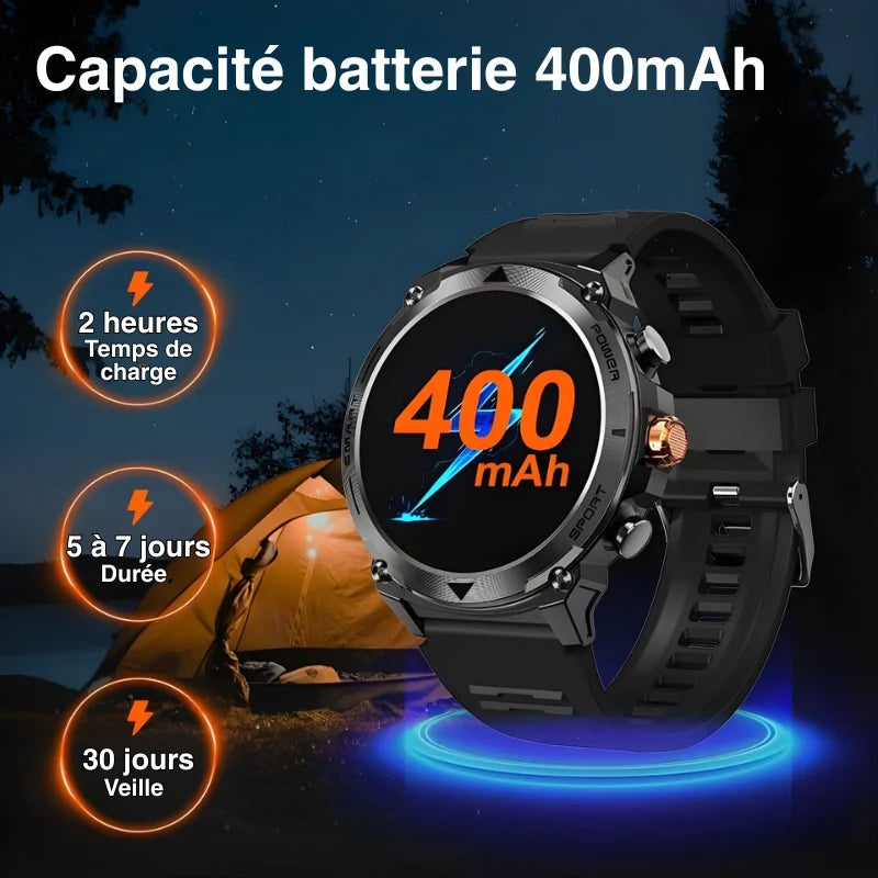 Montre connectée ronde