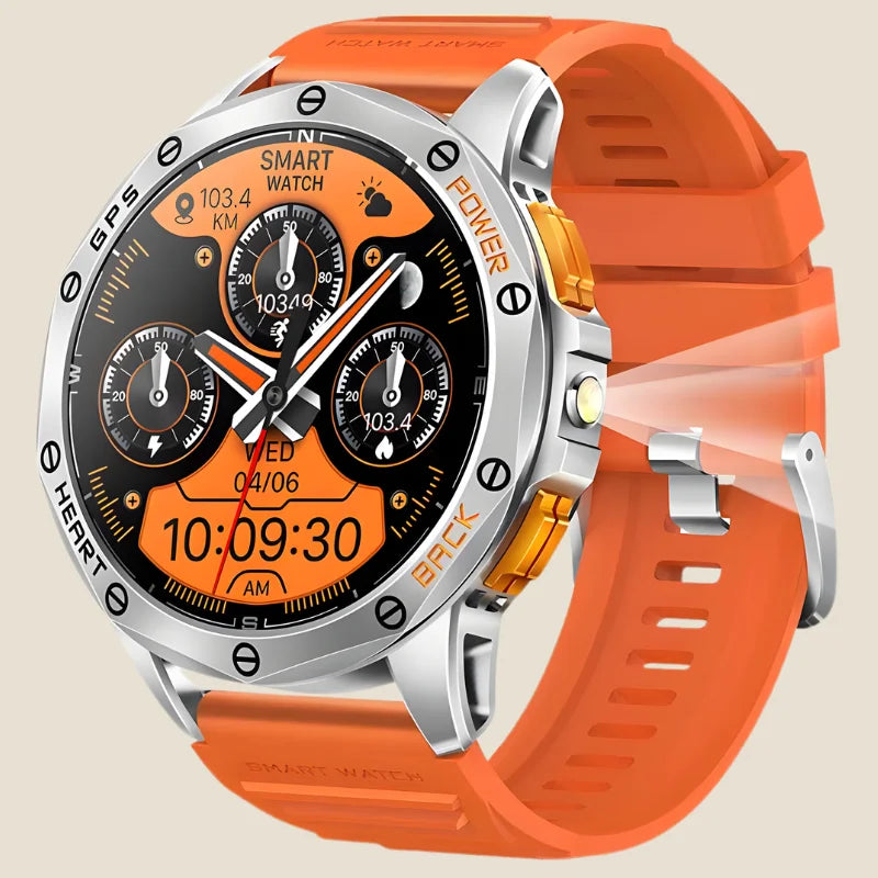 Montre connectée avec lumière intégrée