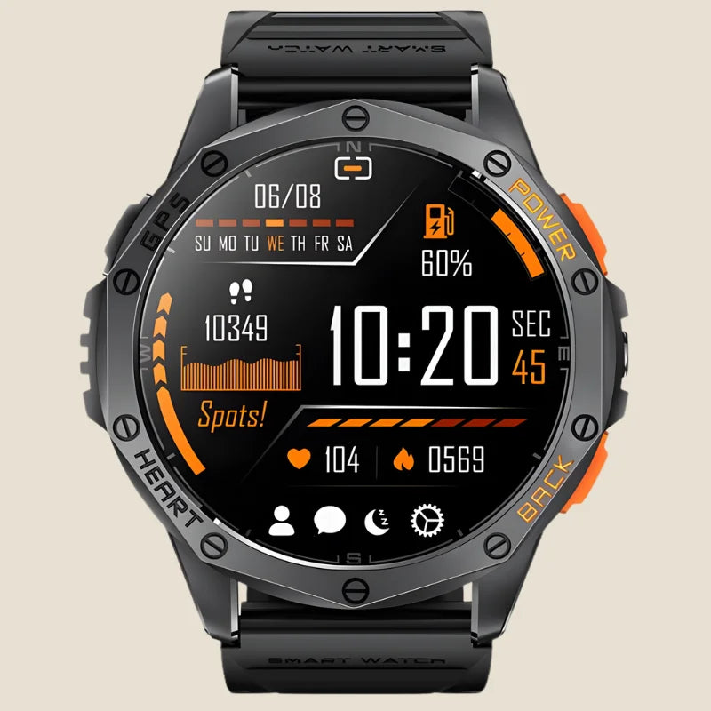 Montre connectée avec lumière intégrée