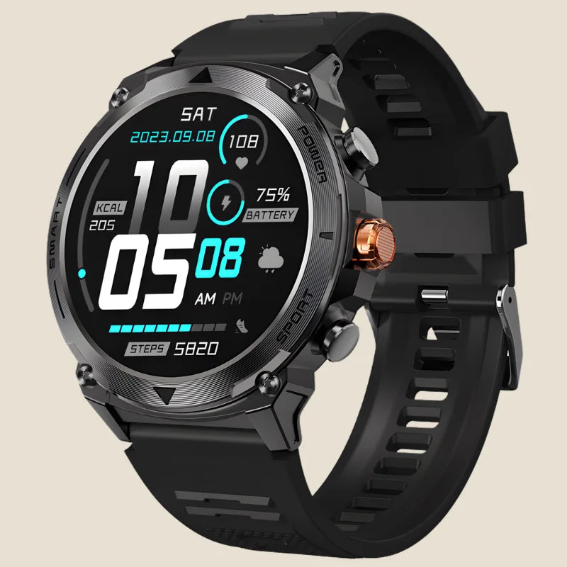 Montre connectée ronde